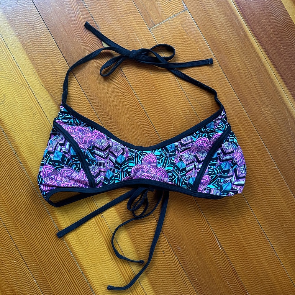Colorful bikini top